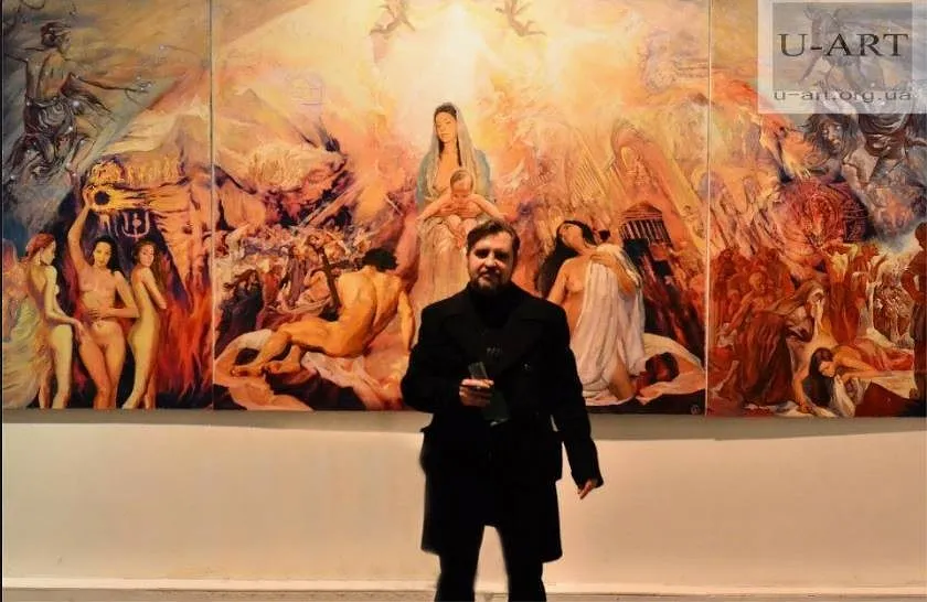 Зображення "Виставка «Тиждень українського мистецтва», Спілка художників України" від Bogdan Burak, розмір: 180х410, матеріали:  Полотно. Олія, медіум: Живопис, місто: Київ, Спілка художників України, серія: Виставки, ціна: €20000 (≈ 1 036 002 грн)